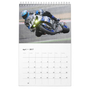 Mural Sports extrêmes, Skateboard, MotoX, Calendrier vél