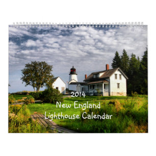 Mural Taille 2014 superbe de calendrier de phare de la
