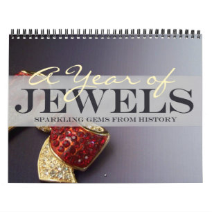 Mural Une année de calendrier de bijoux