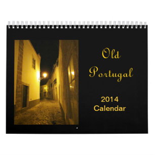 Mural Vieux calendrier 2014 du Portugal