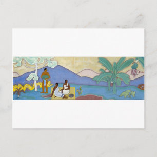 Mural von Arman Manookian c. 1930 Postkarte