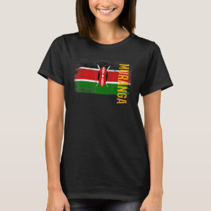 Muranga Kenya Flagge für Kenianer Männer Frauen Ki T-Shirt
