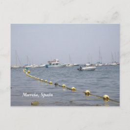 Murcia, Spanien Schiffe im Hafen Postkarte