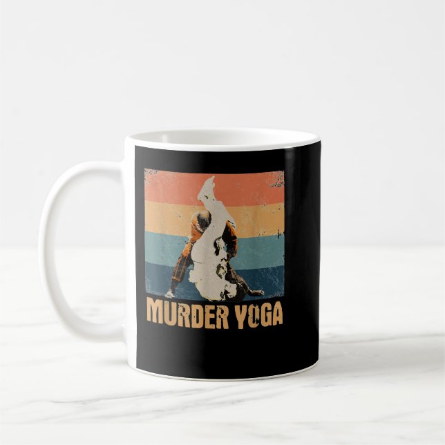 Murder Yoga Brazilian Jiu Jitsu Bjj Wrestling Clas Kaffeetasse (Links)