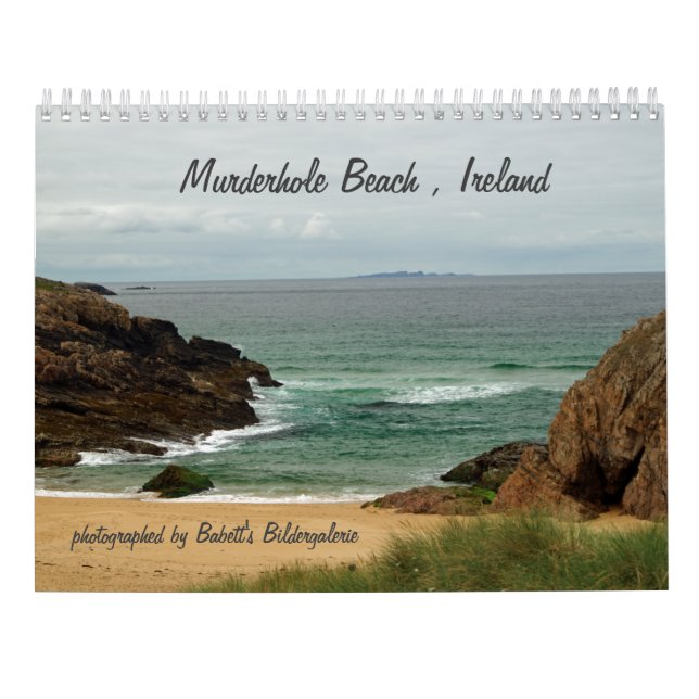 Murderhole Beach, Ireland - calendrier anglais (Dos)