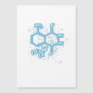 Murderino Crime Lover Luminol Lass uns Lit holen Magnetkarte
