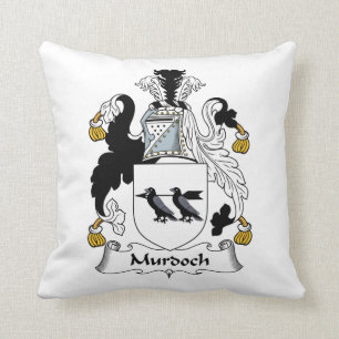 Murdoch-Familienwappen Kissen