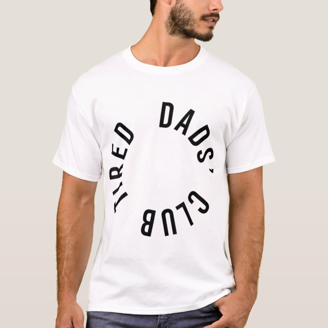 Müred Vaters Club New Dad Neue Eltern Kinderväter T-Shirt (Vorderseite)