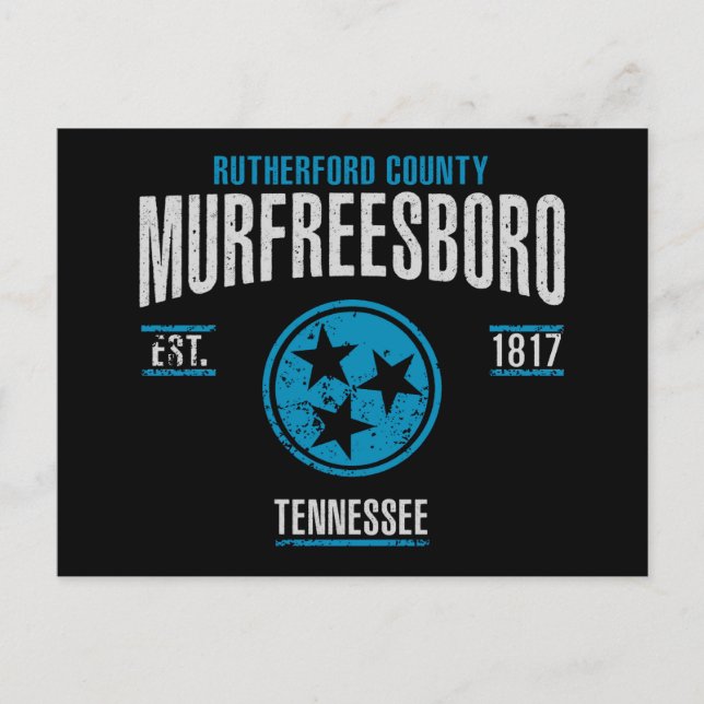 Murfreesboro Postkarte (Vorderseite)