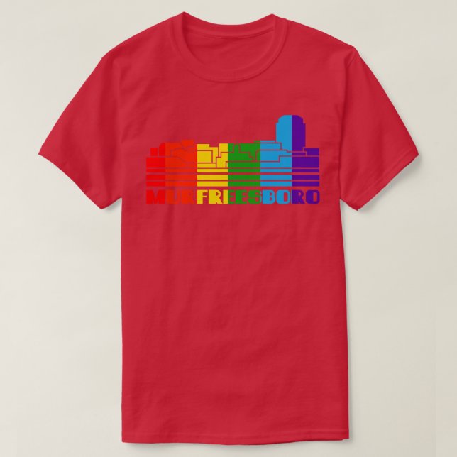 Murfreesboro Pride Murfreesboro LGBT Geschenk LGBT T-Shirt (Design vorne)