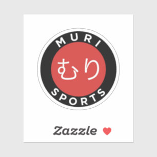 MURI SPORTS individuell zugeschnittenes Vinyl-Aufk Aufkleber