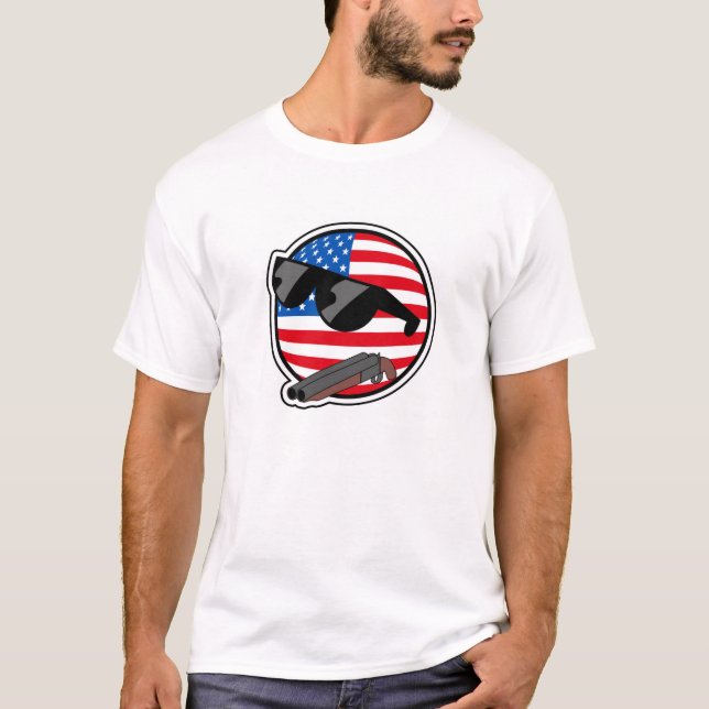 'Murica Polandball T-Shirt (Vorderseite)
