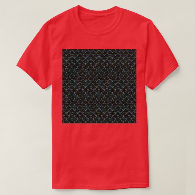Murky Mermaid Scales T-Shirt (Design vorne)