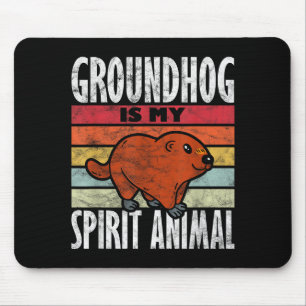 Murmel Murmeltier Ist Mein Geist Tier _3 Mousepad
