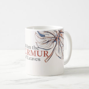 Murmeln von Blätter Illustrierter botanischer Lini Kaffeetasse
