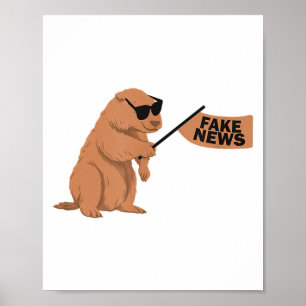 Murmeltier Fake News Influencer Social Media Poster