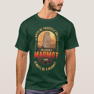 Murmeltier Murmeltier Eichhörnchen Tier Mädchen T-Shirt