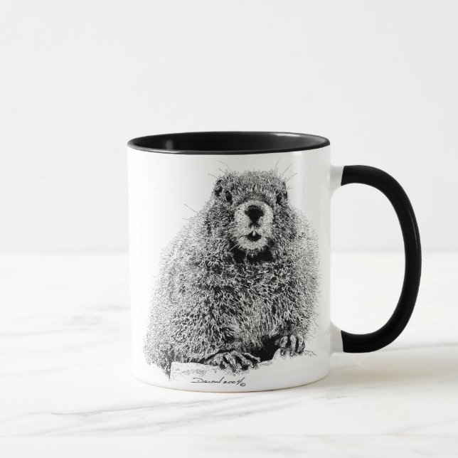 Murmeltier Tasse (Rechts)