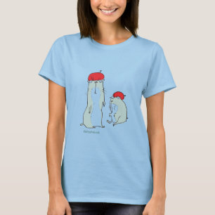 Murmeltiere in den Hüten -- Shirts