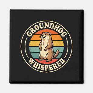 Murmeltiersprecher-Team Shadow Cool Ground Hog Da Magnet