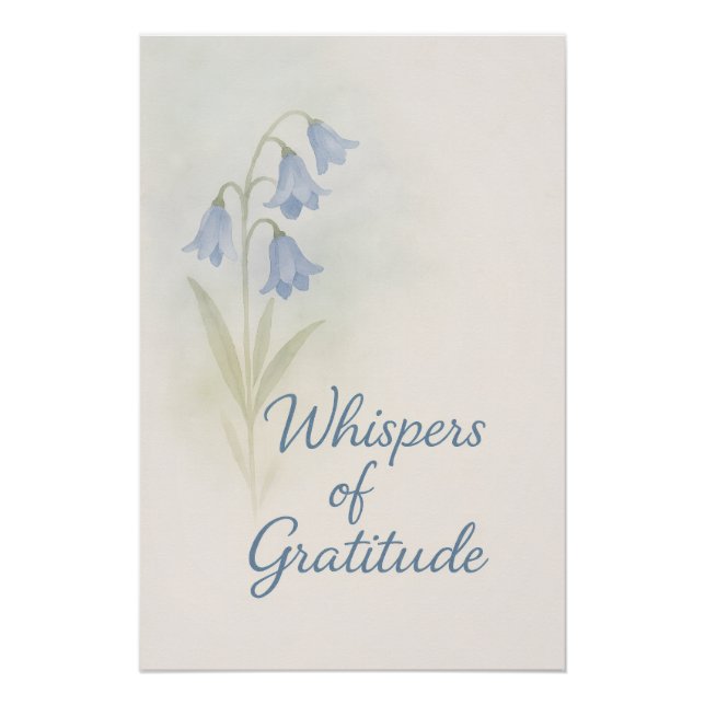 Murmures de Gratitude — Affiche (Devant)