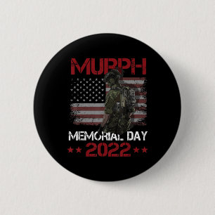 Murph 2022 Frohen Tag des Gedenkens 4. Juli US-Fla Button