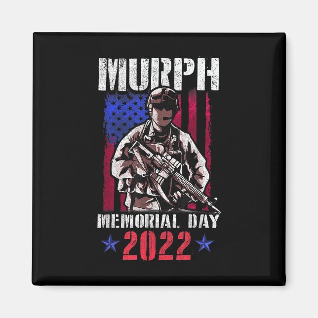 Murph 2022 Workout Challenge American Memorial Magnet (Vorne)