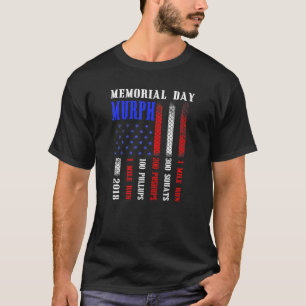 Murph 2023 Memorial Day Workout Patriotic WOD T-Sh T-Shirt