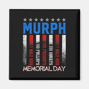 Murph Workout Übungsaufgabe Herausforderung Murph  Magnet