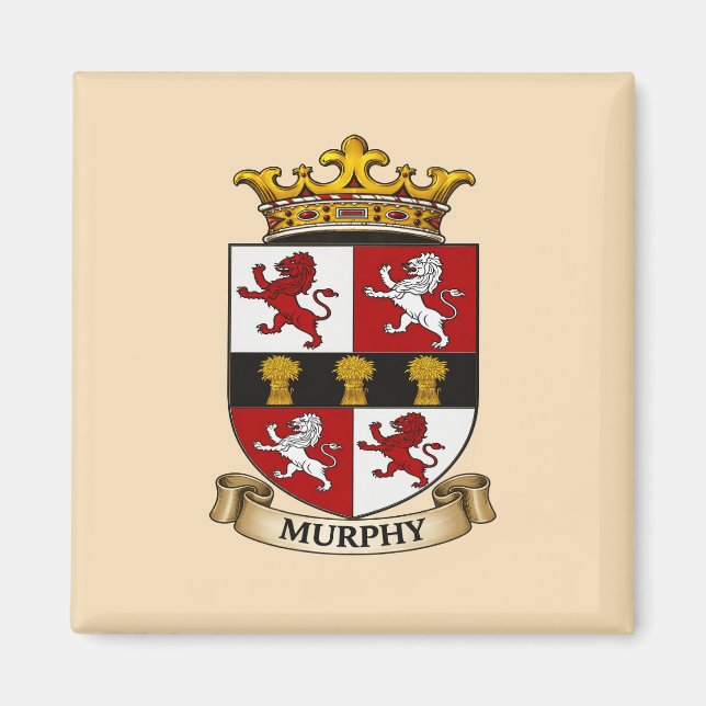 Murphy-Familien-Wappen-Magnet Magnet (Vorne)