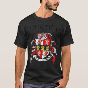 Murphy Familienwappen Coat of Arms Nachname Gesche T-Shirt