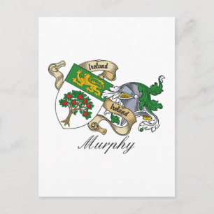 Murphy Familienwappen Postkarte