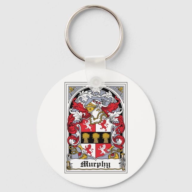 Murphy Familienwappen Schlüsselanhänger (Vorderseite)