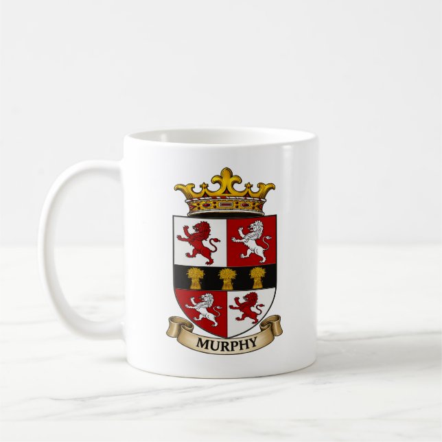 Murphy Family Coat of Arms Trivet Kaffeetasse (Links)