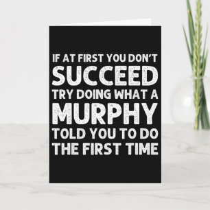 Murphy Funny Familienname Tree Geburtstag Wiederse Karte