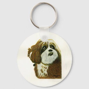 MURPHY-Hündchen jGibney die MUSEUM Zazzle Schlüsselanhänger