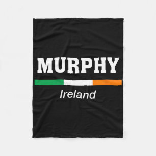 Murphy irischer Familienname St Patricks Day Irlan Fleecedecke