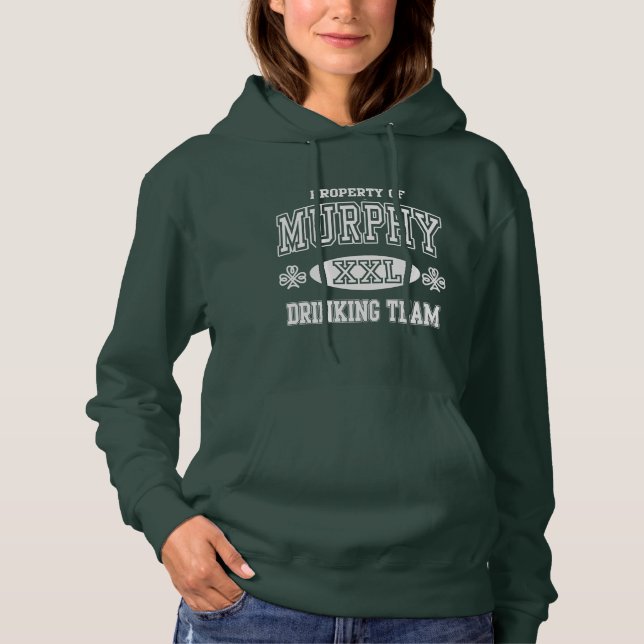 Murphy Irish Drinking Team Hoodie (Vorderseite)