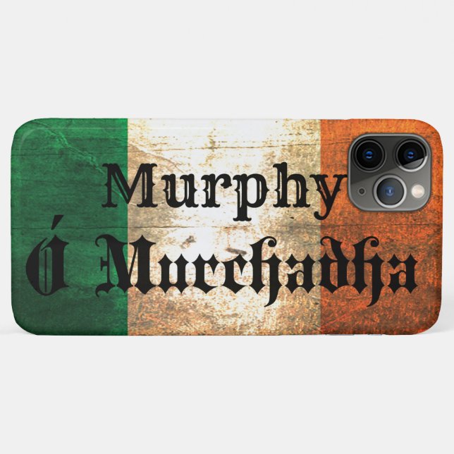 Murphy Irish Flag Case-Mate iPhone Hülle (Rückseite (Horizontal))