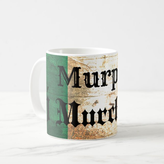 Murphy Irish Flag Kaffeetasse (Vorderseite Links)