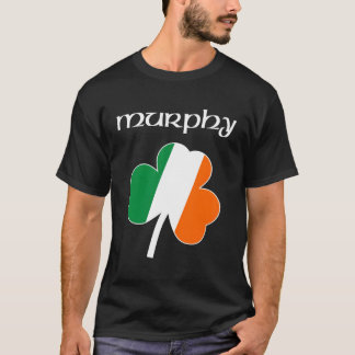 Murphy Irish Nachname Gift Ireland Flag Kleeblatt T-Shirt