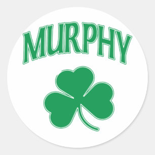 Murphy Irish Runder Aufkleber