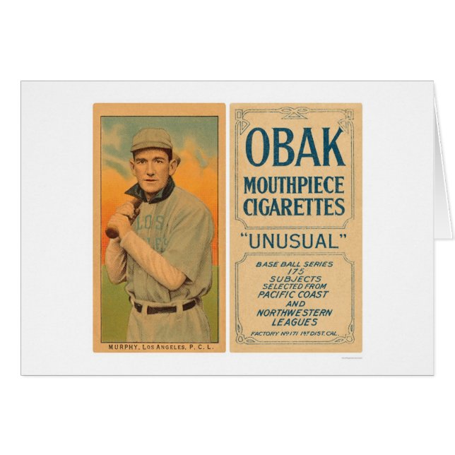 Murphy Los Angeles Baseball 1910 (Vorderseite (Horizontal))