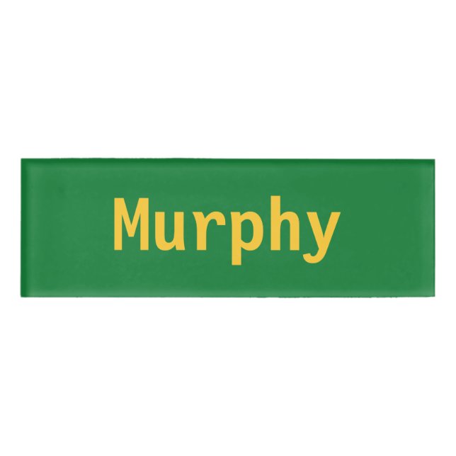 Murphy Name Tag Namenschild (Vorderseite)