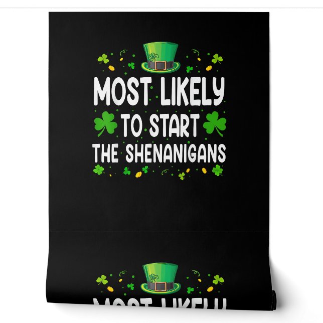 Murphy Shirt House of Shenanigans St Patricks Day Tapete (Abrollen)