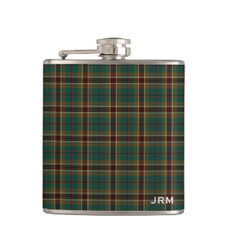 Murphy Tartan Monogram Irish Kariert Flachmann