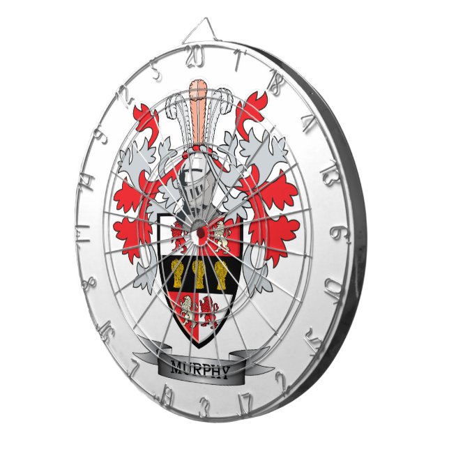 Murphy-Wappen Dartscheibe (Vorderseite rechts)
