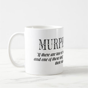 Murphys Gesetz Kaffeetasse