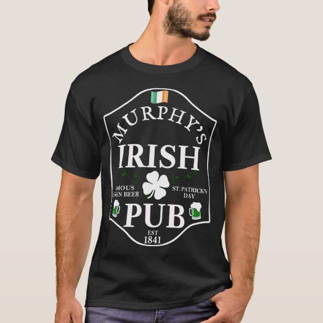 Murphys Irish Pub St Patricks Day T T-Shirt (Vorderseite)