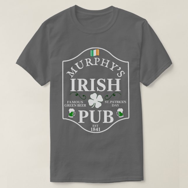 MURPHYS IRISH PUB St T-Shirt (Design vorne)